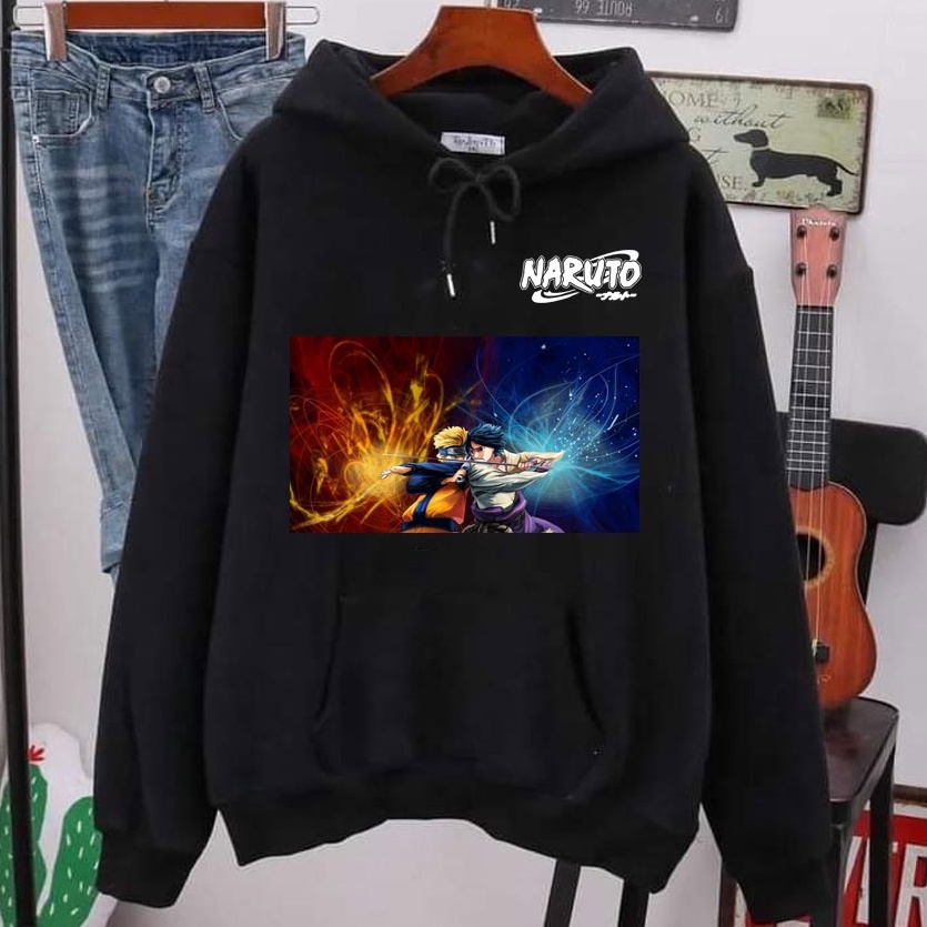 áo Hoodie naruto  freeship  áo naruto giá rẻ - áo anime sasuke có đú size