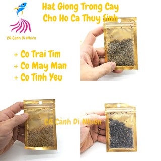 Hạt giống thủy sinh cỏ Trái Tim, Cỏ May Mắn, Cỏ Tình Yêu cho hồ cá 5 gram
