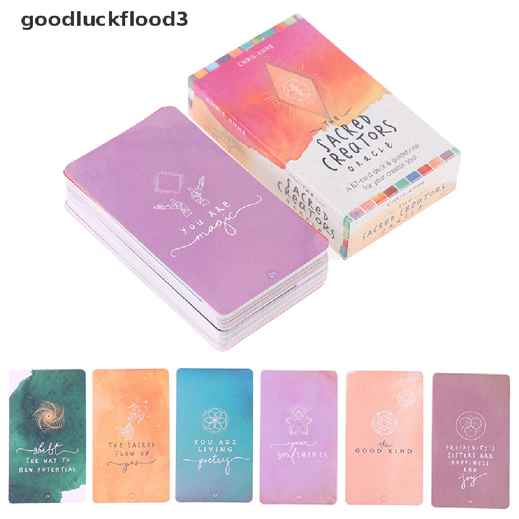 Bộ Thẻ Bài Tarot The Sacred Creators Oracle Độc Đáo