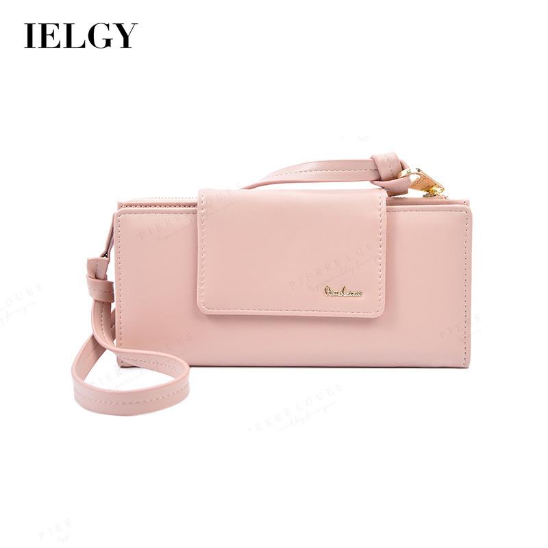 IELGY Túi Đựng Điện Thoại Di Động Màu Tím Sức Chứa Lớn Phong Cách Hàn Quốc Thời Trang Cho Nữ