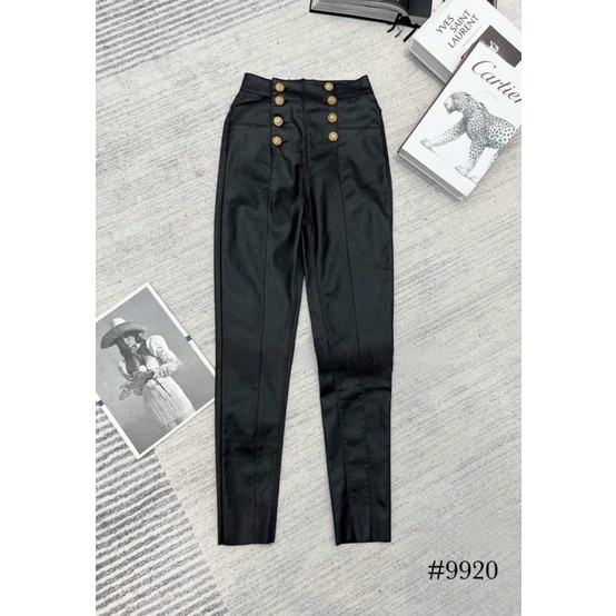 QUẦN SKINNY DA ÔM 8 KHUY VÀNG CẠP CAO HÀNG QCL1 MS20001 (C2-3)