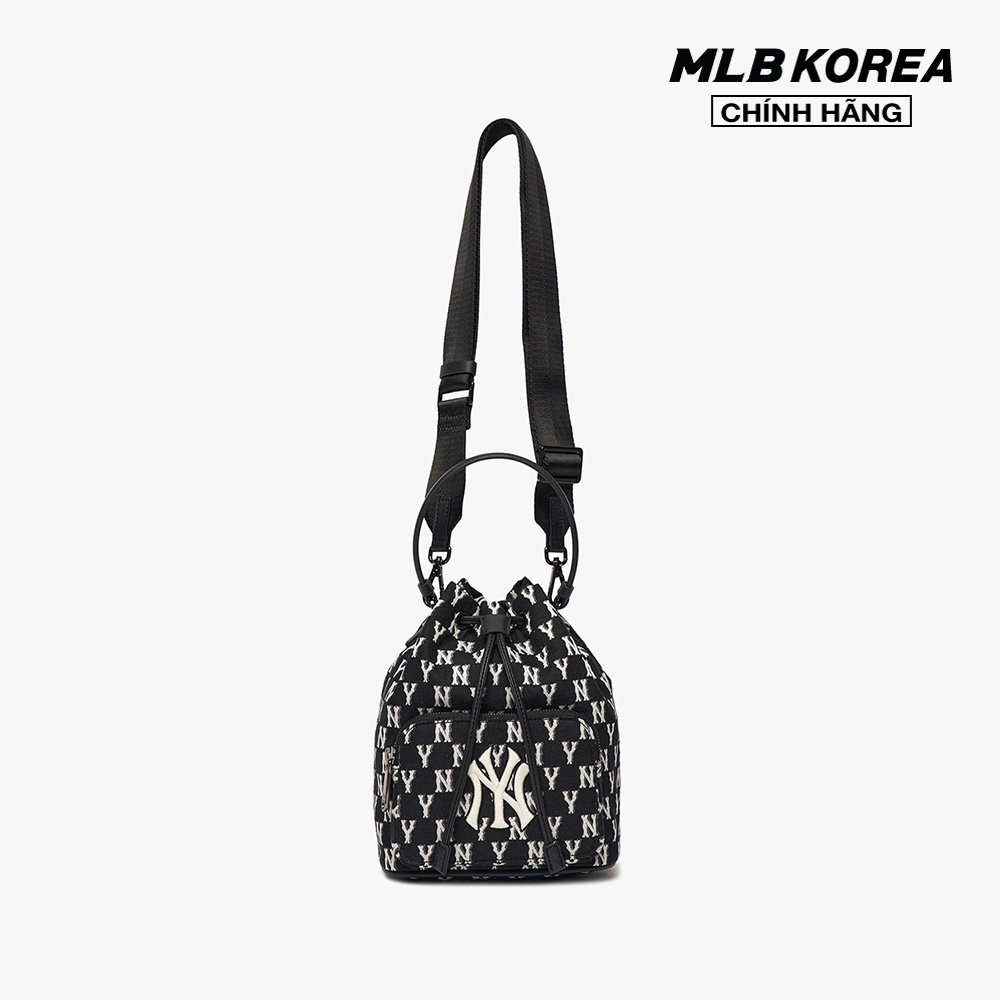 MLB - Túi rút dây Monogram Jacquard Bucket 3ABMS012N-50BKS