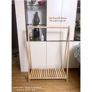 Kệ Treo Gỗ Chữ A Cao Cấp - Size 1FM - Giá Treo Shop Trẻ Em/Shop Thời Trang Nữ