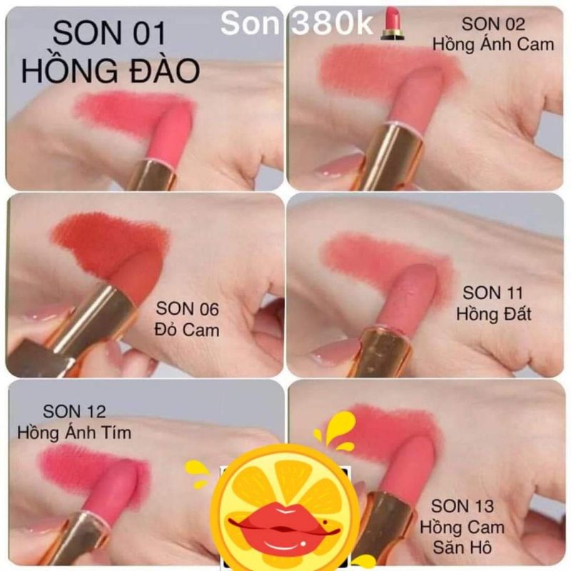 Son môi 12 Nhật Kim Anh - Lipstick No 12 Laura Sunshine - Màu hồng ánh tím