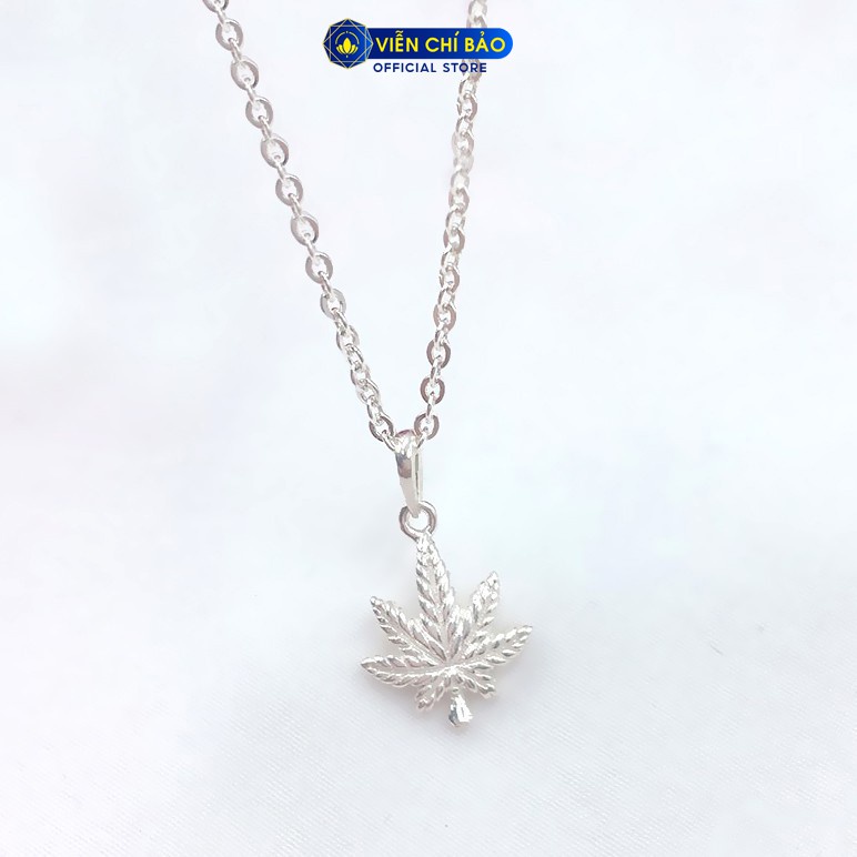 Dây chuyền bạc Lá Phong chất liệu bạc s925 thời trang phụ kiện trang sức nữ Viễn Chí Bảo D400780