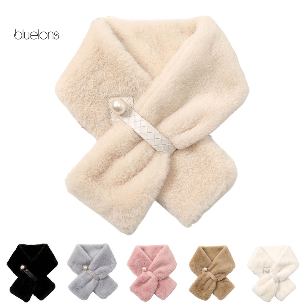 Khăn Choàng Cổ Bằng Lông Cashmere Giả Hai Mặt Thoải Mái Thời Tiết Thu Đông Cho Nữ