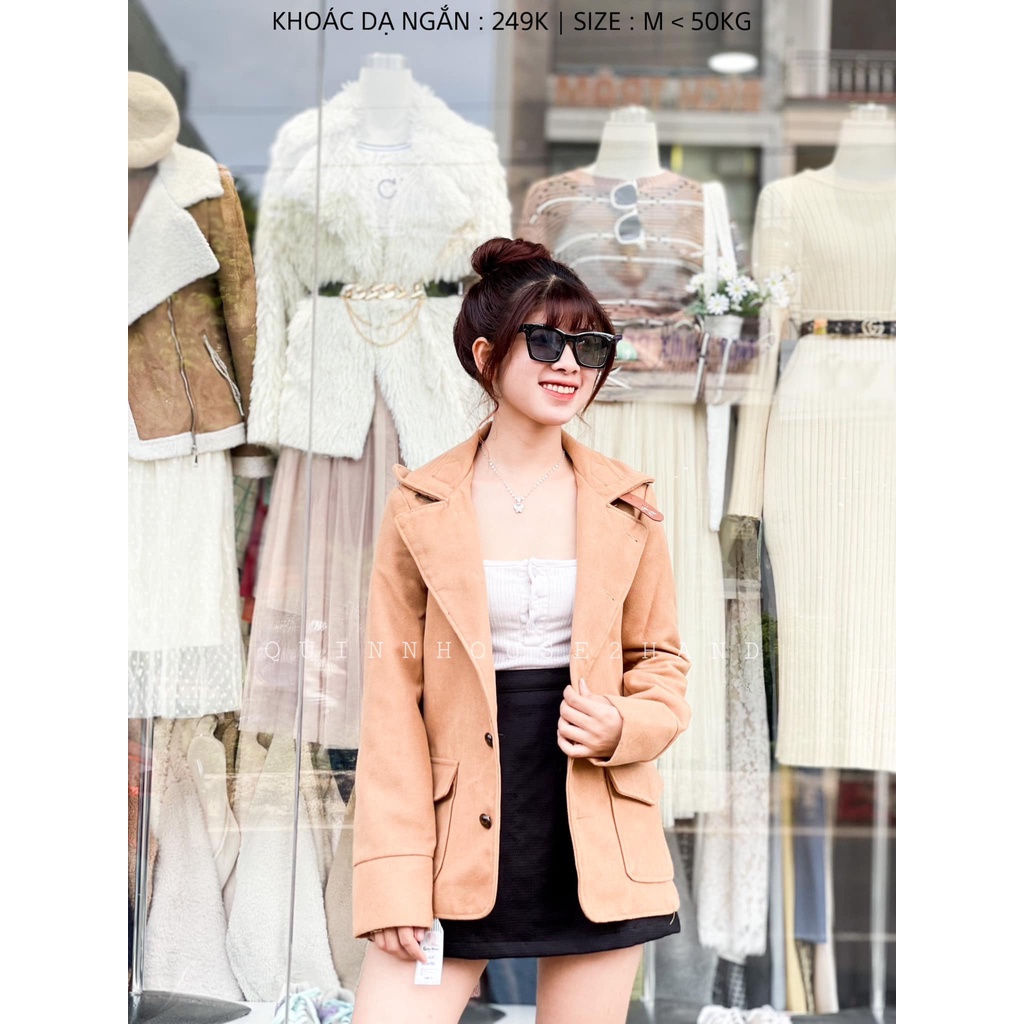 ÁO KHOÁC DẠ NGẮN XINH