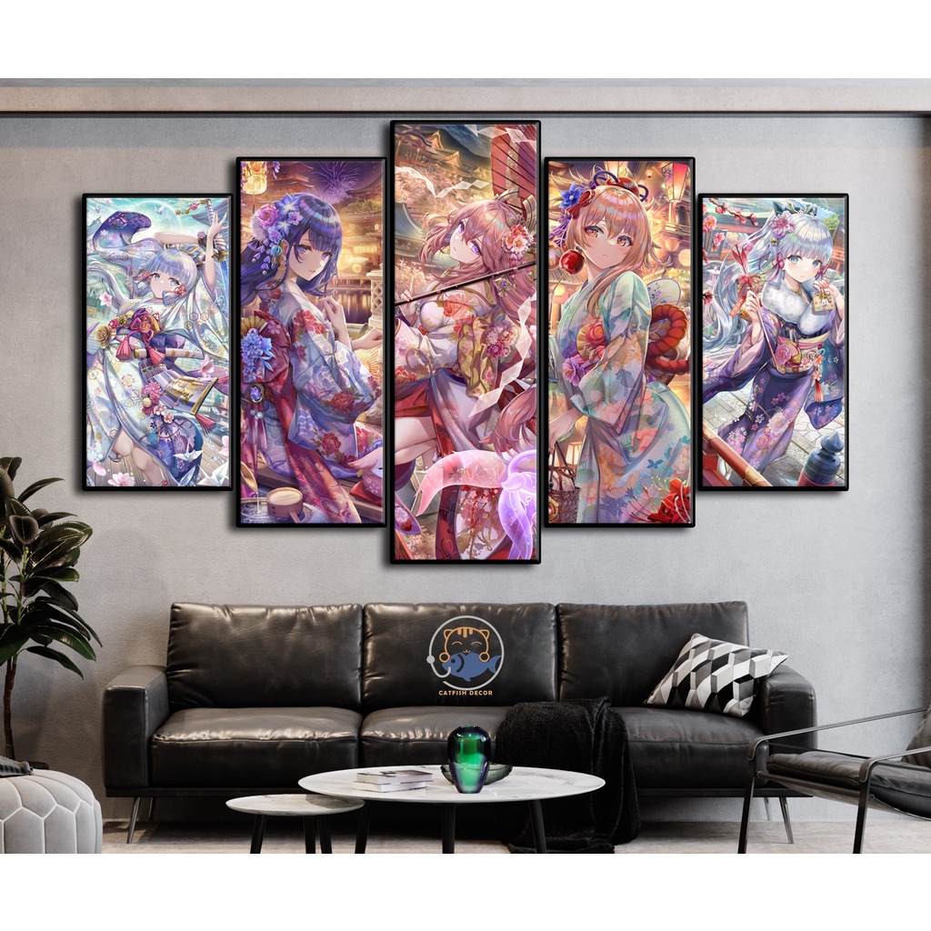 Tranh Dán Tường Decor Gaming - Genshin Impact - 20