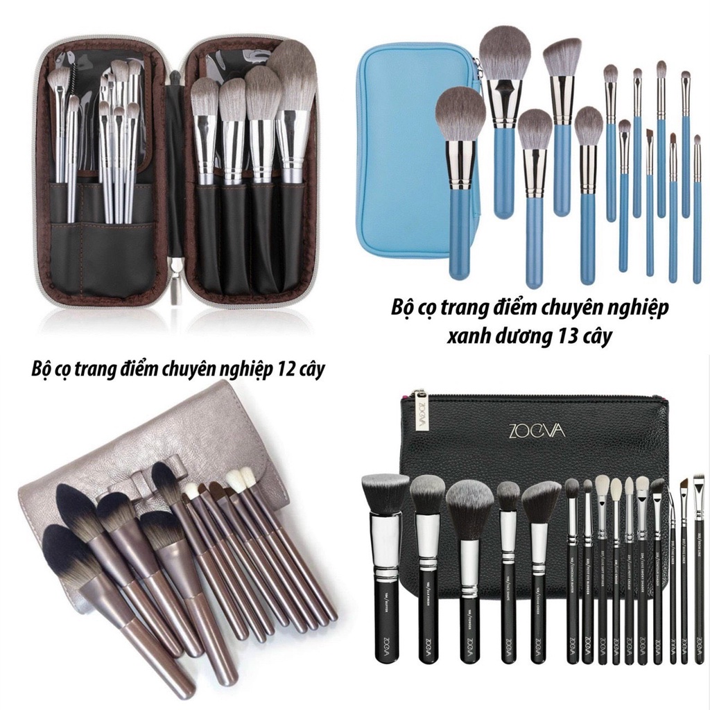 Bộ cọ trang điểm make up chuyên nghiệp cao cấp chọn theo phân loại