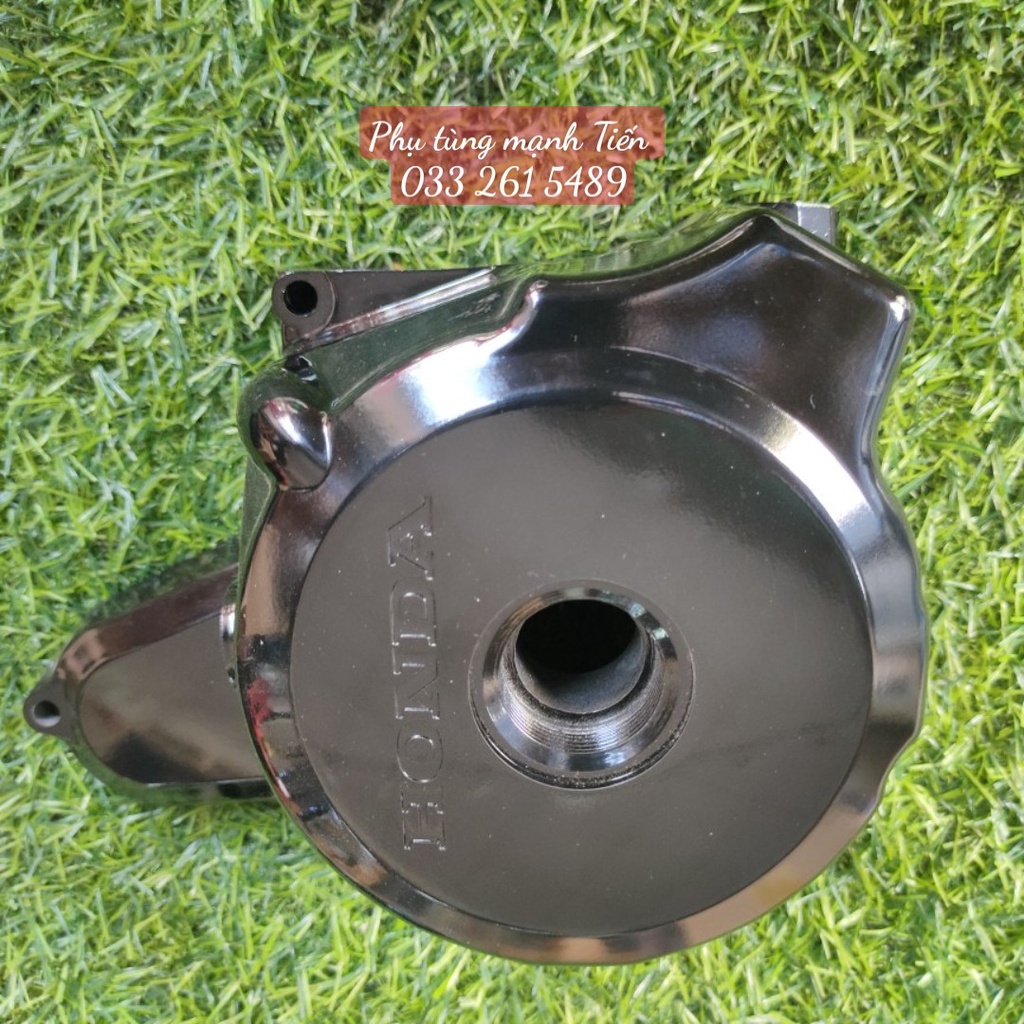 Bộ 3 nắp lốc Wave / Dream màu đen chính hãng Honda