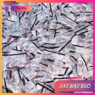 SET 100 THUN CỘT TÓC MIX MÀU ĐỰNG TÚI ZIP