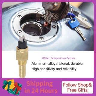 Iuxishop M14 X 1.5 Water Temperature Sensor Aluminum Alloy Sensitive Generator Replacement for VDO 6‑24V