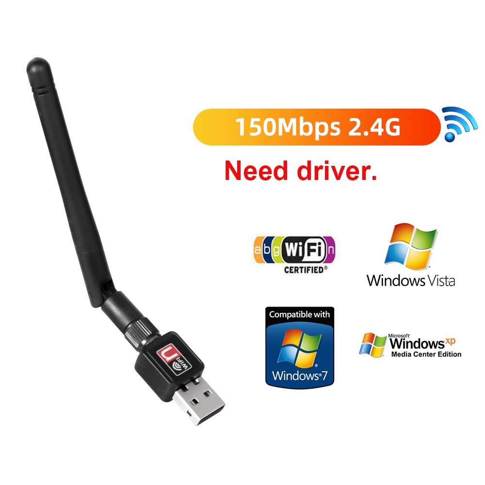 USB Wifi USB thu Wifi Có Anten không dây 5GHz 2.4GHz 600Mbps cho máy tính/laptop | BigBuy360 - bigbuy360.vn