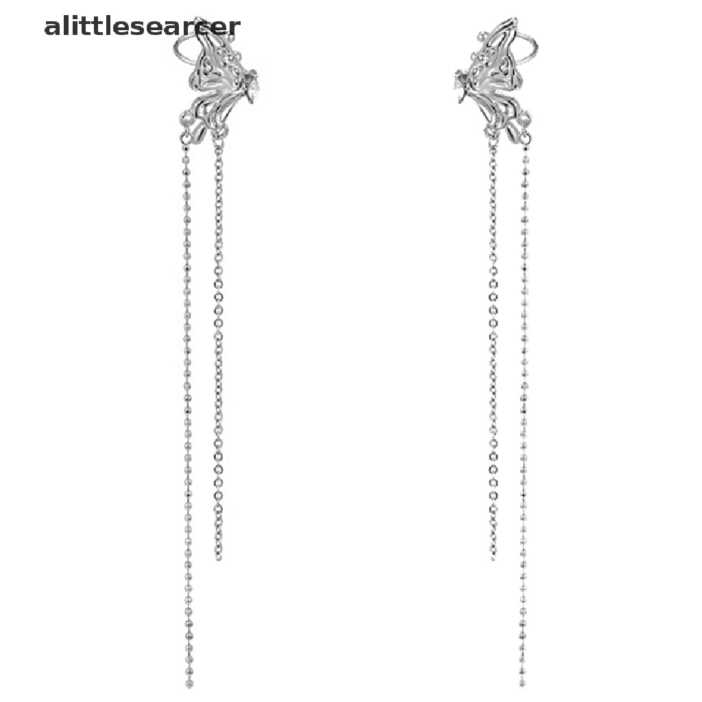 Bông Tai Dáng Dài Hình Bướm Thời Trang Hàn Quốc Dành Cho Nữ