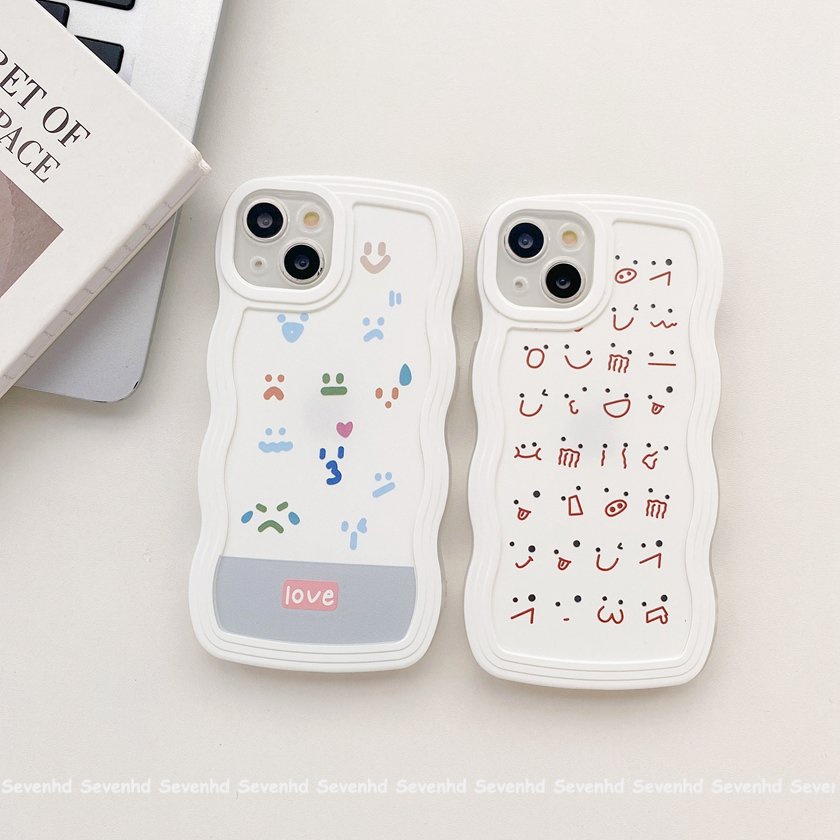Ốp Điện Thoại Dẻo Họa Tiết Hoạt Hình Biểu Cảm Dễ Thương Cho iPhone 14 13 12 11 Pro Max Xs Max Xr X 7 8 6 6s Plus