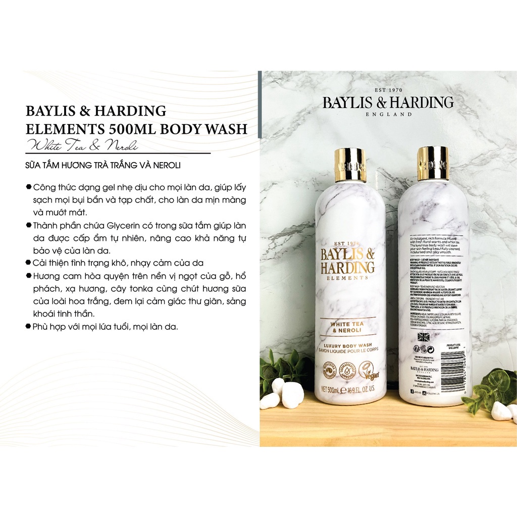 Sữa tắm cao cấp Baylis & Harding Body Wash 500ml
