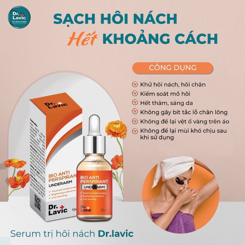 Serum Hôi Nách Khử Mùi Hôi 6ml DR.LAVIC