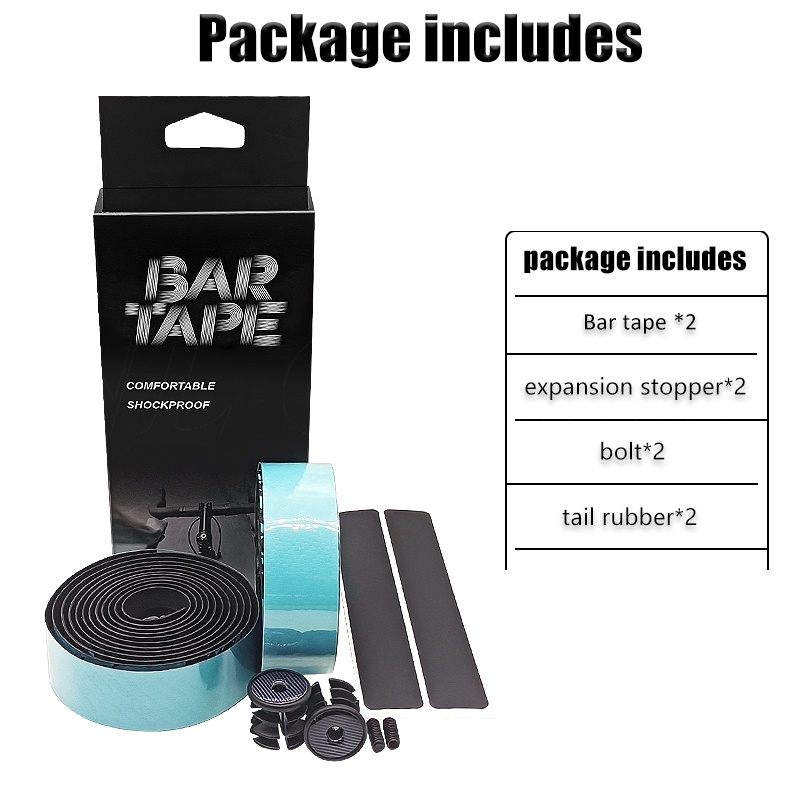 Dây Quấn Tay Lái Xe Đạp Bằng PU + EVA Chống Rung Thoáng Khí