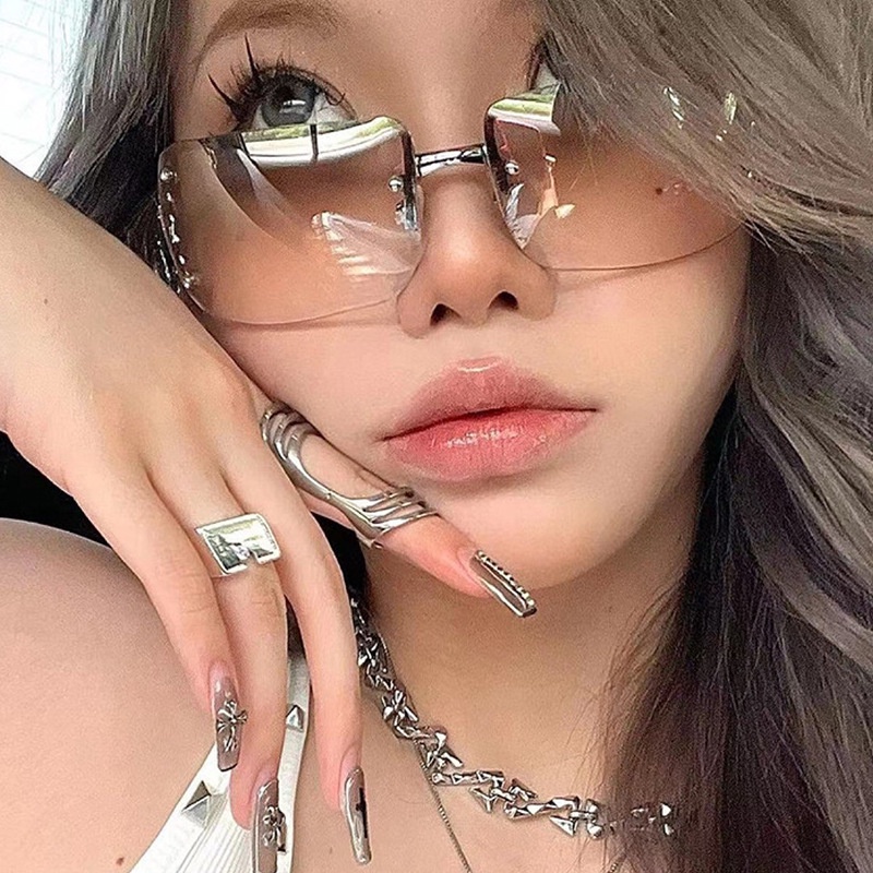 Kính Mát Gọng Kim Loại Thời Trang Cho Nam / Nữ