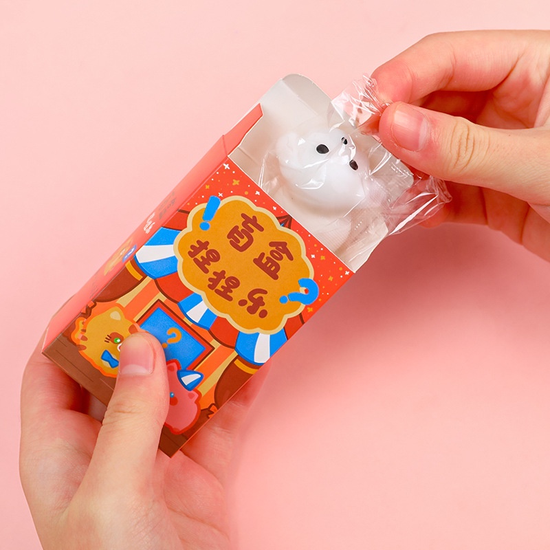 Đồ Chơi Bóp Giảm Căng Thẳng Bằng Cao Su Hình Thú Cưng Dễ Thương
