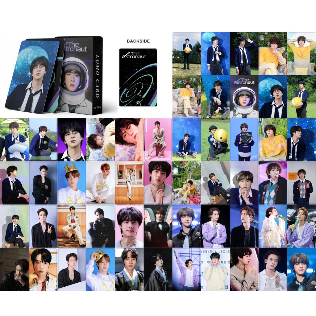 BTS JIN Album The Astronaut Photocard JIMIN ID : Chaos & V Vogue & JUNGKOOK TIME DIFFERENCE 2022 DALMAJUNG J-HOPE Solo JACK IN THE BOX Lomo Card Postcard