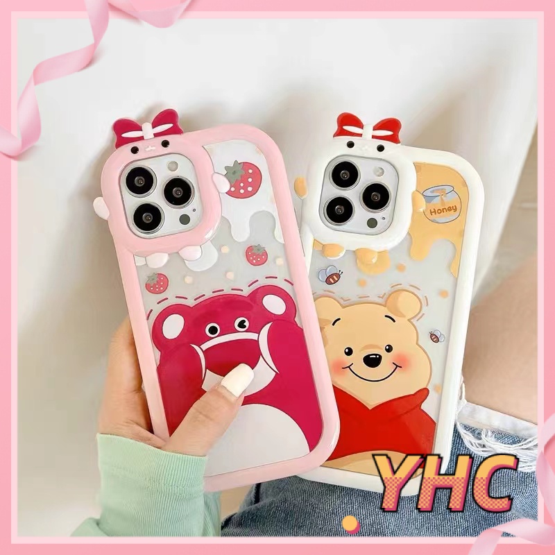 Ốp Điện Thoại Họa Tiết Hoạt Hình Gấu Pooh / Quái Vật Cho iPhone 14 12 11 pro XS Max XR X 6 6s 7 8 plus-5026