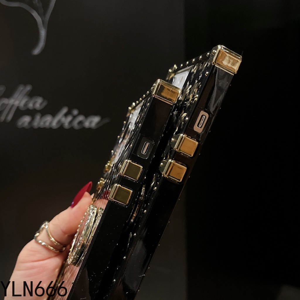 Ốp Điện Thoại Hình Vuông Có Giá Đỡ Cho iphone 15 pro max 14 pro max 13 pro max 12 pro max 11 pro max 6 6s 7 7plus 8 8plus x xr xs max