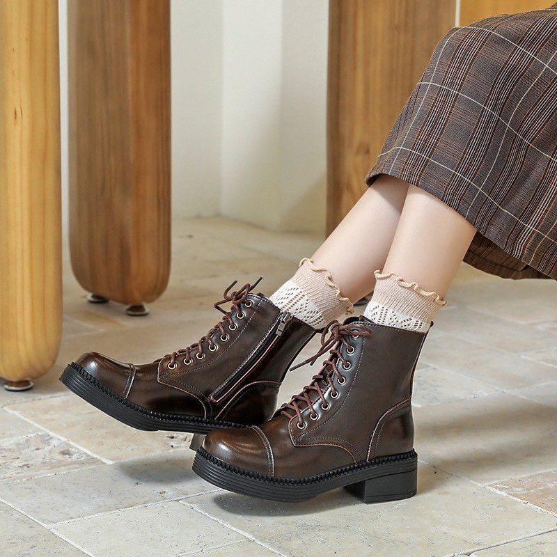 Mocha boots - Boots da bò nữ