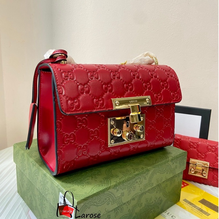 Túi Xách Nữ G Padlock Siêu cấp Da Thật L01116 LAROSE