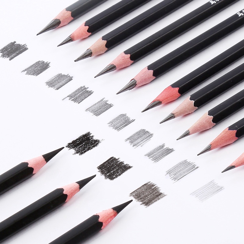 Bút Chì Than 2H-14B Chuyên Dụng Cho Học Sinh