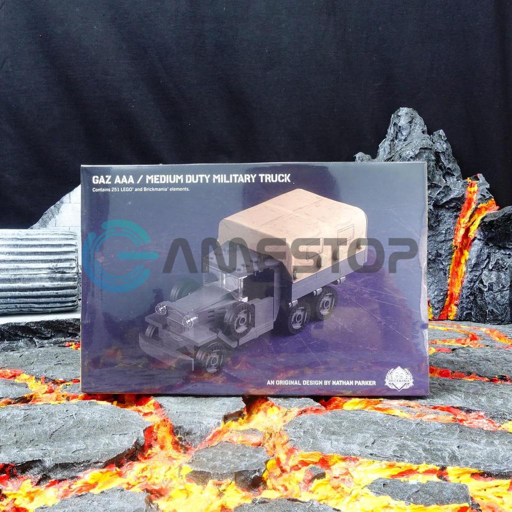 Brickmania Mô hình lắp ráp Lego Gaz AAA Medium Duty Military Truck LGBKM09