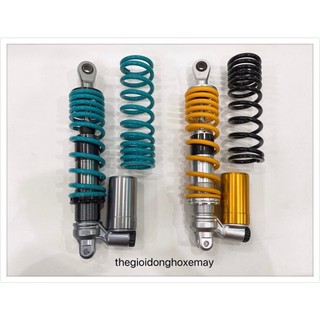 Phuộc XMX 2 Loxo Vario Tăng Chỉnh Thât Vàng Ohlin, Xanh Nitron