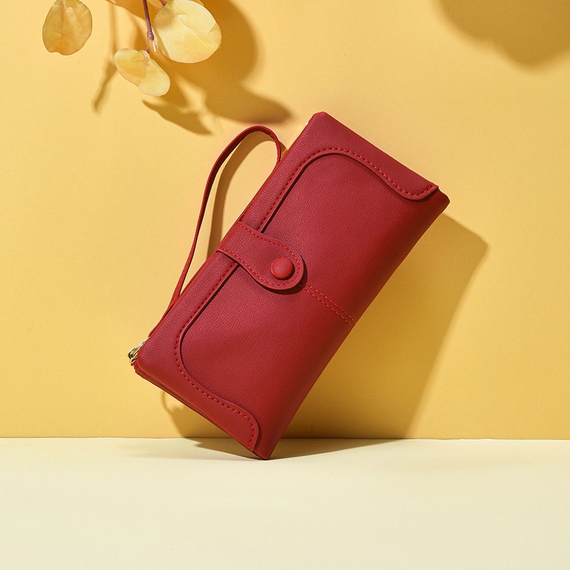 IELGY Ví Dài Gấp Đôi Đa Năng Thời Trang Hàn Quốc Cho Nữ