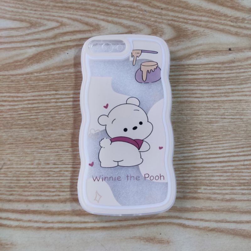 Ốp lưng iPhone 7plus/8plus dẻo viền màu lưng in hình kute dễ thương có bảo vệ camera