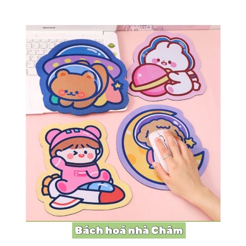 Tấm lót chuột chống trợt chủ đề gấu hoạt hình xinh xắn