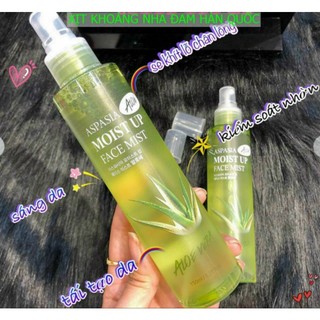 Xịt khoáng nha đam aspasia cấp ẩm
