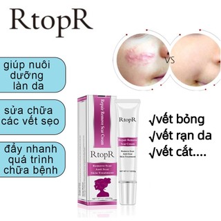 [Hàng Có Sẵn] RtopR Kem Phục Hồi Sẹo Làm Mờ Vết Thâm & Vết Sẹo Làm Sáng Màu Da 20g