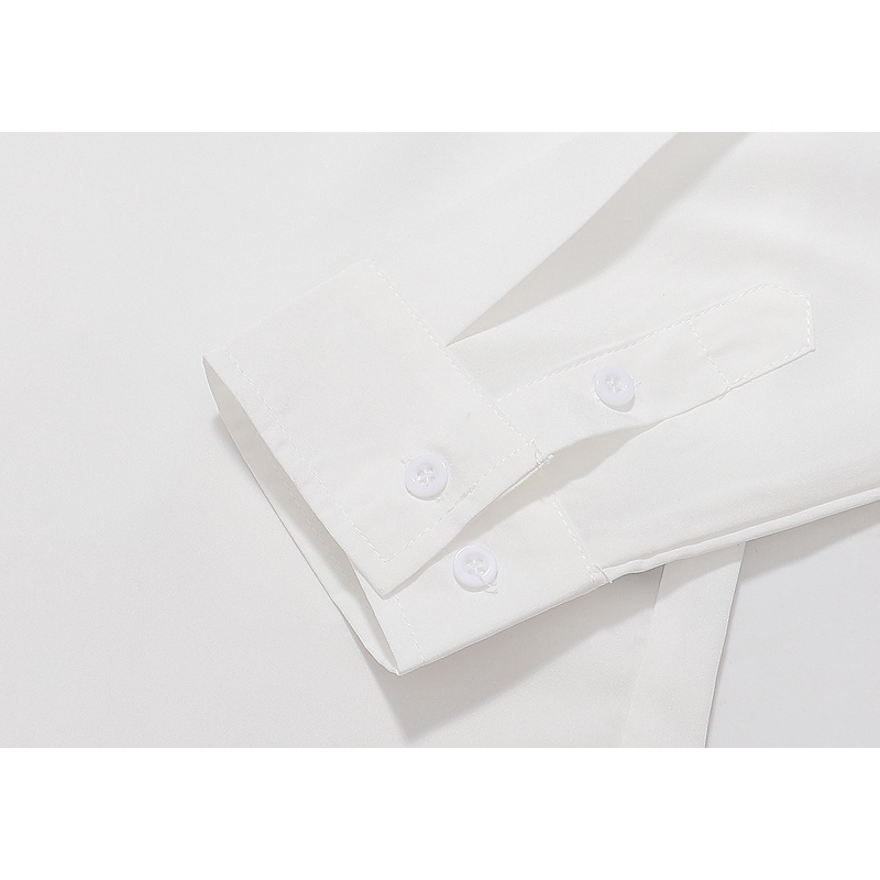Áo Sơ Mi Nam Nữ Tay Dài Có Túi Thời Trang Size M-XXXL