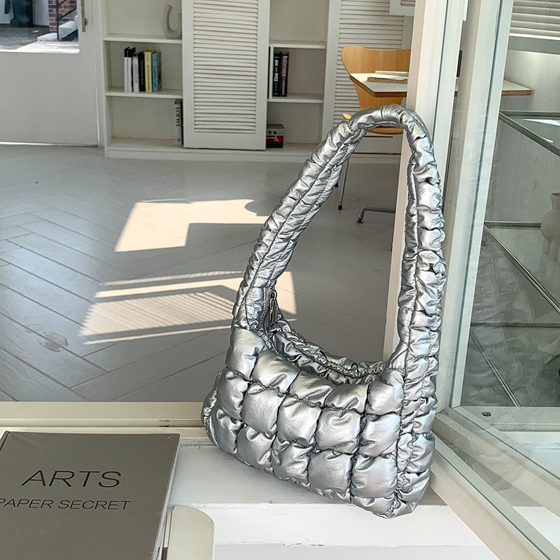 Túi Đeo Vai Bằng Da Mềm Thiết Kế Hình Thoi Đơn Giản Dễ Phối Đồ Cho Nữ