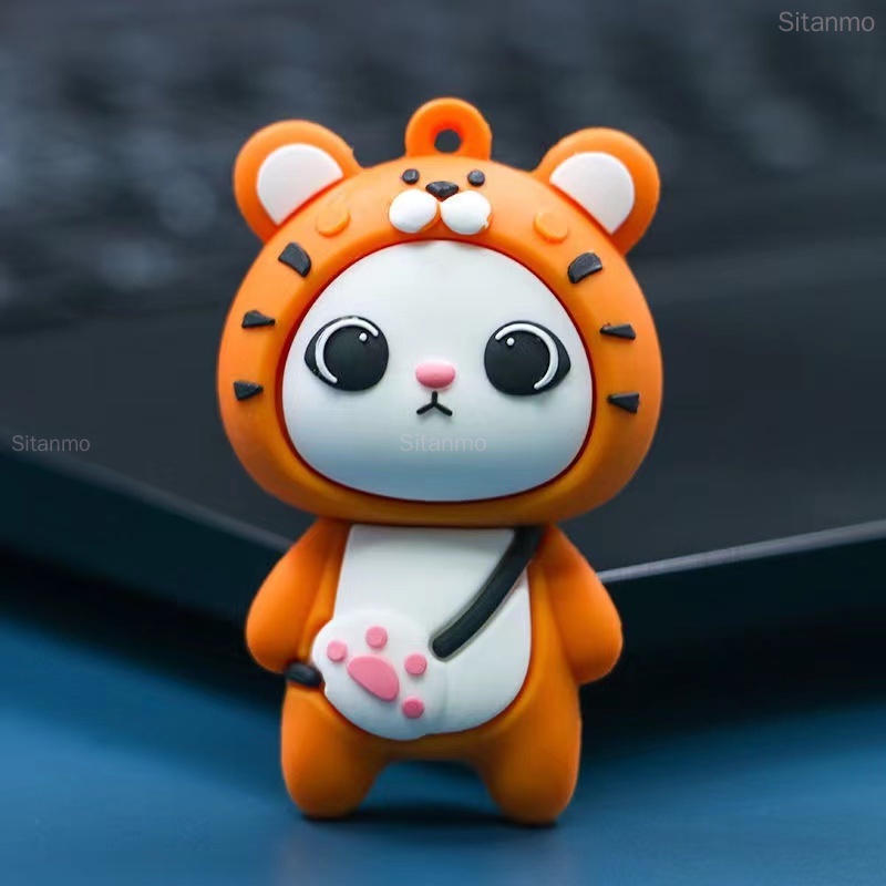 Usb Dung Lượng Lớn 128GB 1GB 8GB 16GB 32GB 64GB 1TB 2TB Hình Chân Hổ Dễ Thương