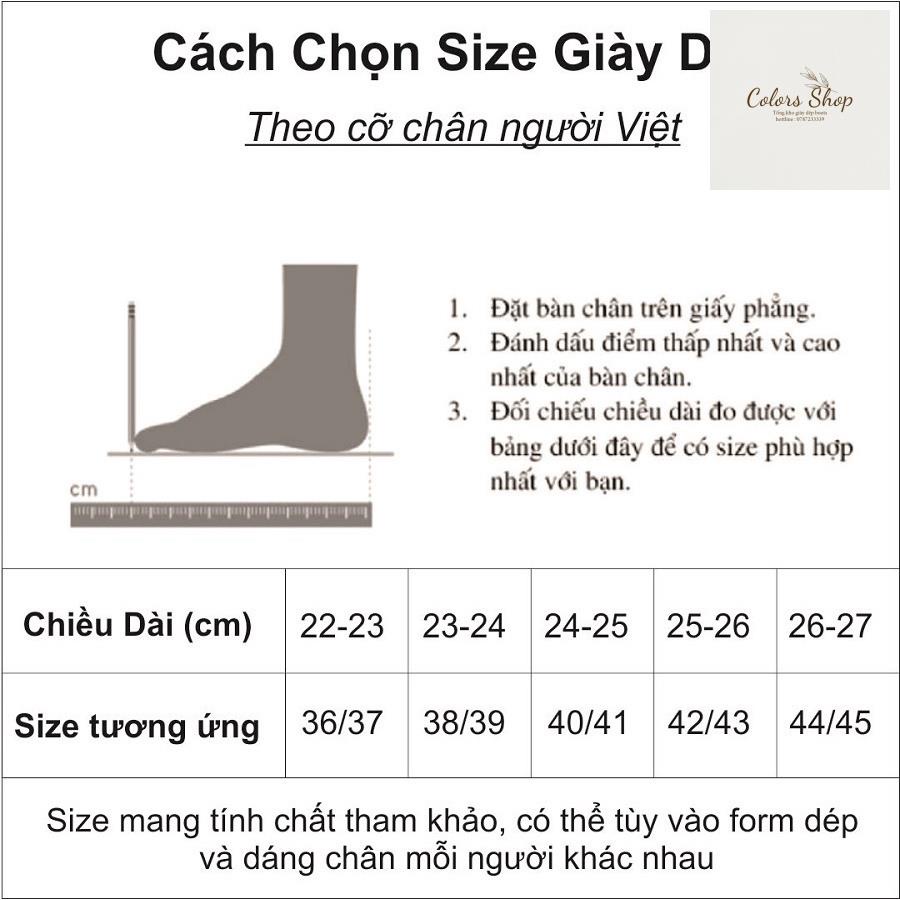 Dép Quai Ngang Nữ  Colors Siêu Nhẹ Gắn Sticker