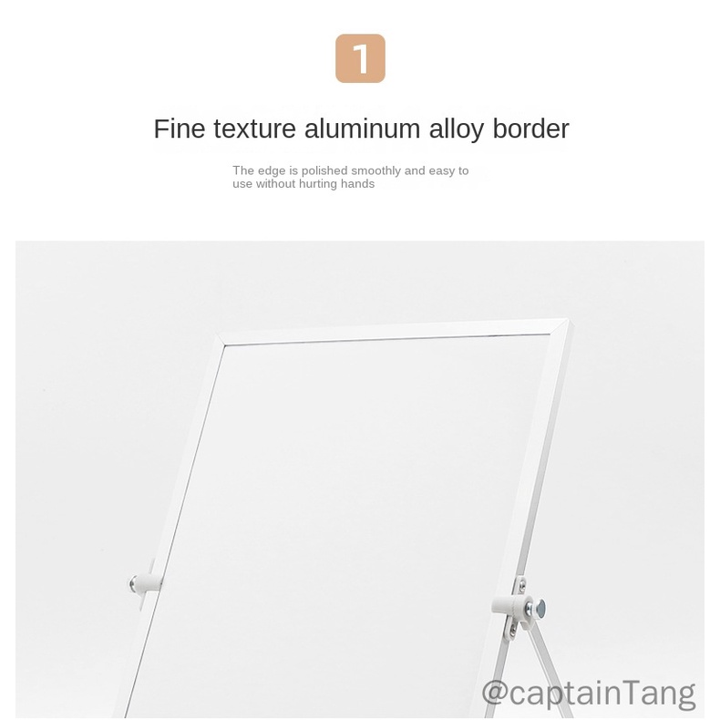 Bảng Trắng Nam Châm Nhỏ Có Chân Đứng Để Bàn Viết Phấn Cho Bé