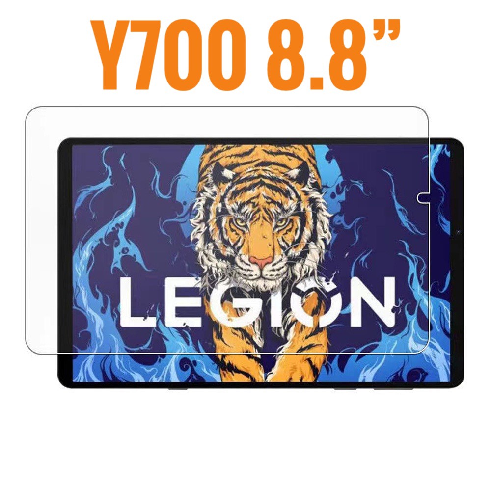 Kính cường lực cho Lenovo Legion Y700 8.8inch trong suốt, bảo vệ máy