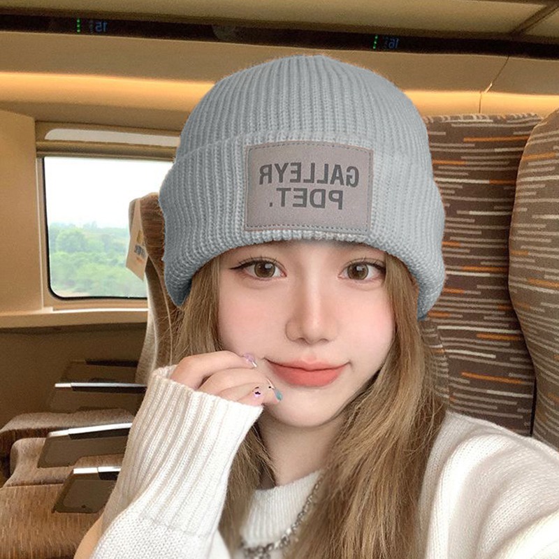 Mũ Dệt Kim Giữ Ấm Tai Bằng Da Phong Cách Hip Hop Đường Phố Bảo Vệ Tai Đa Năng Cho Nam