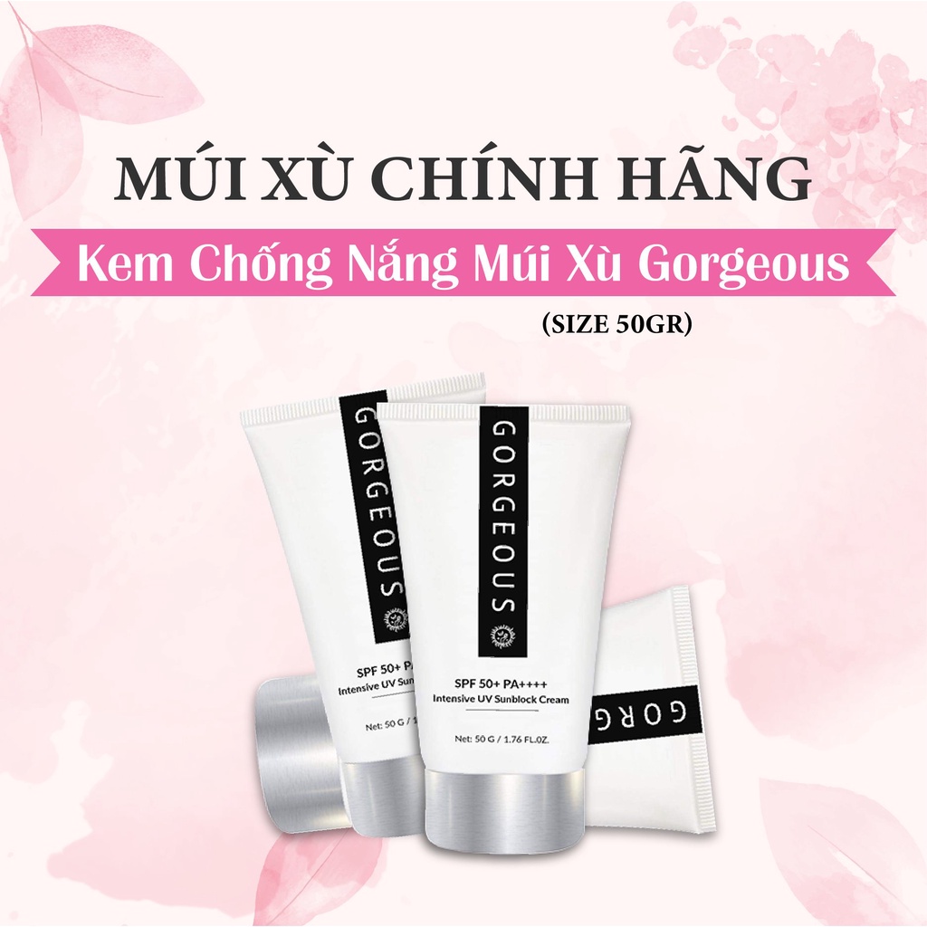 Kem Chống Nắng Múi Xù Gorgeous size 50gr chính hãng