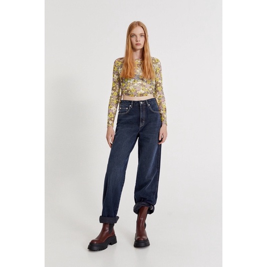 ÁO SHEER HOẠ TIẾT PULLBEAR