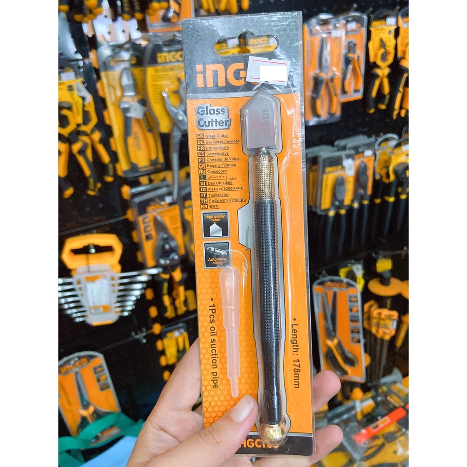 178mm Dao cắt kiếng Ingco HGCT03