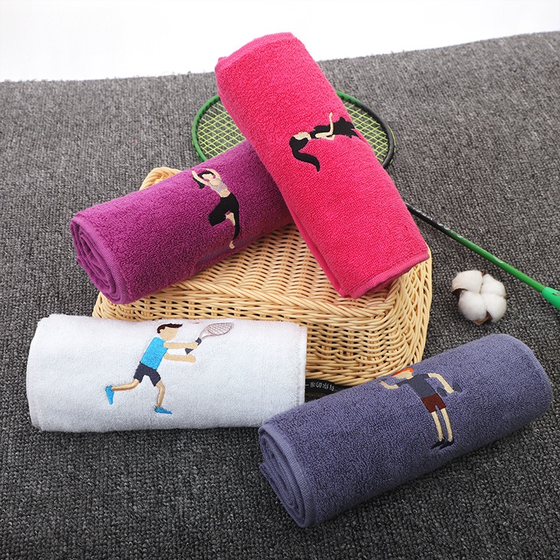 Khăn Lau Mồ Hôi Thể Thao Yoga Pilates Siêu Thấm Hút Mềm Mại Không Xù Lông, Dễ Dàng Vệ Sinh