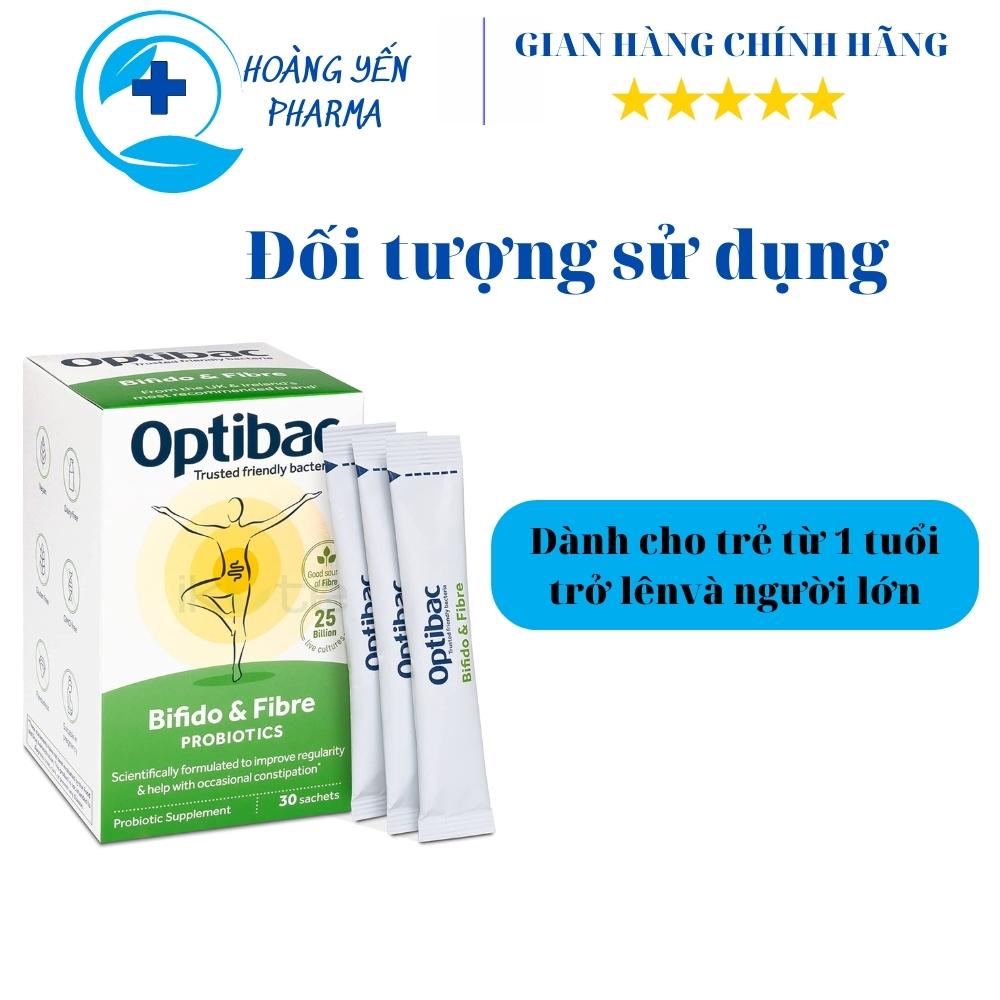 Men vi sinh Optibac xanh lá hộp 30 gói, UK,duy trì sự vận động đường ruột khỏe mạnh,chống tiêu hóa-Hoàng Yến Pharma
