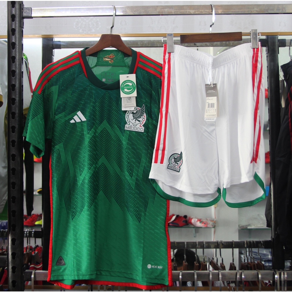 Bộ quần áo bóng đá Đt Mexico mùa WC 22/23 - Bản Player hàng Thái - Mexico Xanh Két sân nhà